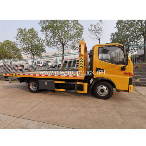 JAC 4x2 flatbed road wrecker tow truck